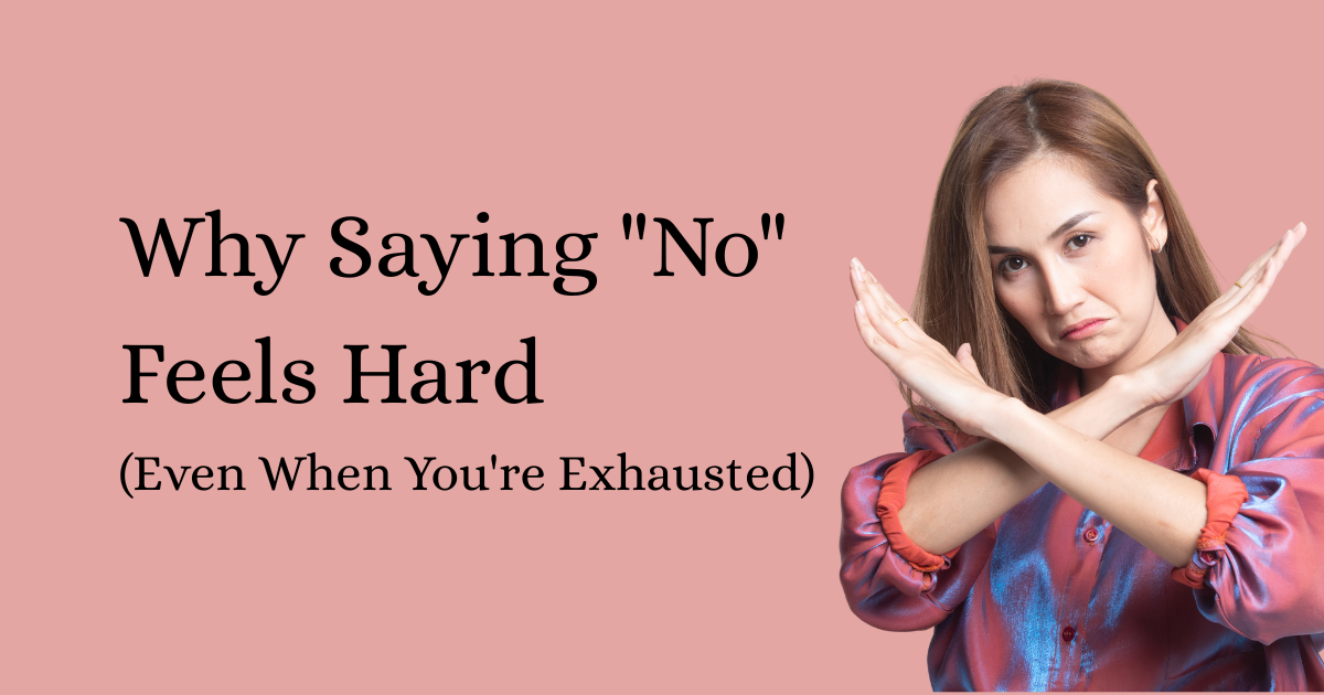say no is hard